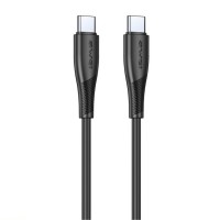  USB kabelis Awei CL-182C USB-C to USB-C 1.0m black 